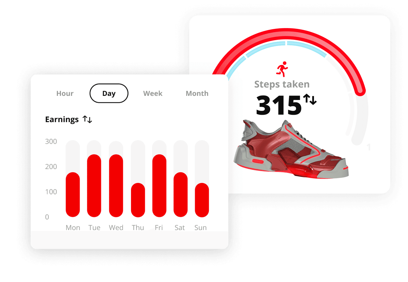 GetKicks, the Web3 app for sneaker enthusiasts. 3D NFT venture into the world "move to earn" while collecting futuristic and stylish footwear