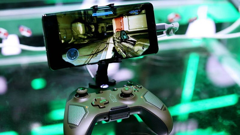 A dynamic collage showcasing the evolution of gaming in 2025, featuring AI-driven game development, cloud gaming accessibility, immersive virtual reality experiences, hybrid-casual gaming trends, and the booming esports industry.